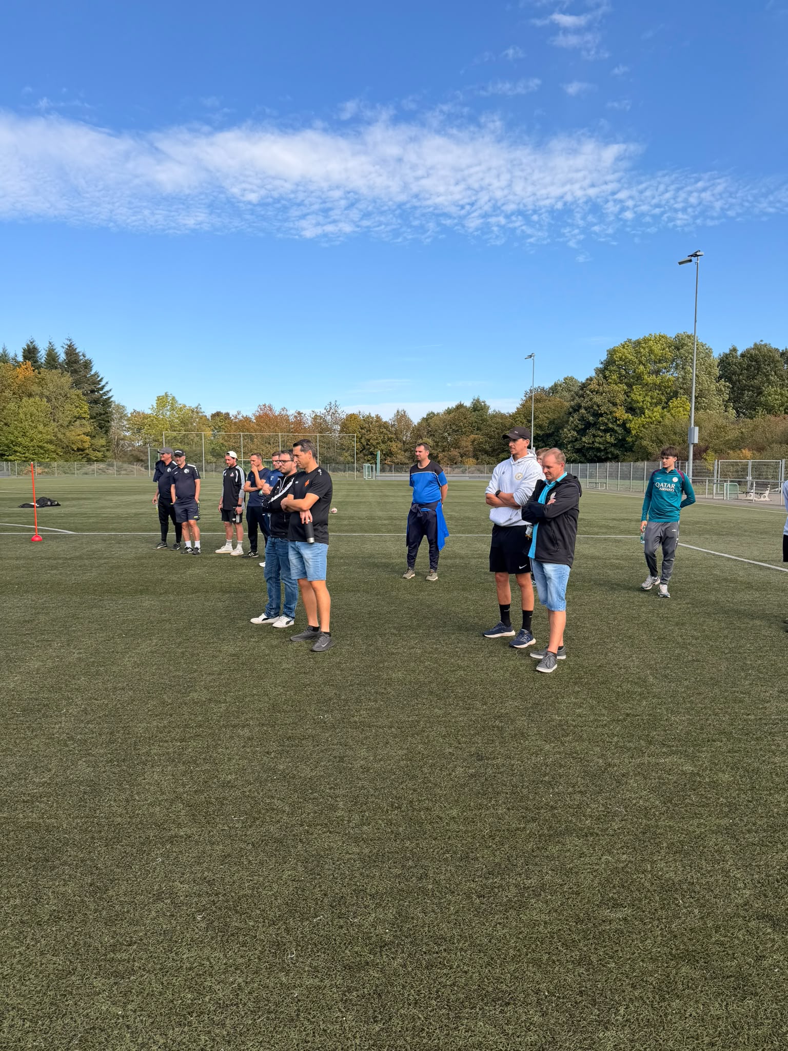 Peter Schreiner bei der Trainerfortbildung der SG Sportfreunde 69